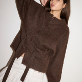 Deiji Studios Belted Cardi - Brown