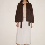 Deiji Studios Belted Cardi - Brown