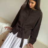 Deiji Studios Belted Cardi - Brown