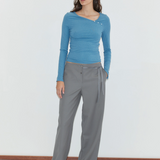 Deiji Studios Boxer Pant - Grey Stripe