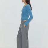 Deiji Studios Boxer Pant - Grey Stripe