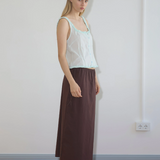 Deiji Studios Button Frill Top - Mint