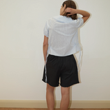 Deiji Studios Double Collar Shirt - Mineral Stripe