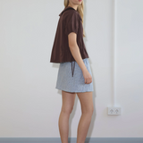 Deiji Studios Double Collar Shirt - Umber