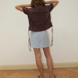 Deiji Studios Double Collar Shirt - Umber