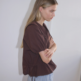 Deiji Studios Double Collar Shirt - Umber