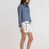 Deiji Studios Double Placket Set - Azure Stripe