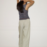 Deiji Studios Ease Trouser - Pistachio Stripe