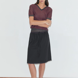 Deiji Studios One Frill Skirt - Black