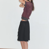 Deiji Studios One Frill Skirt - Black