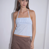Deiji Studios Strap Top - Mineral Stripe