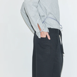 Deiji Studios Tab Belt Pant - Black Square