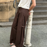 Deiji Studios Tab Pant - Dark Brown