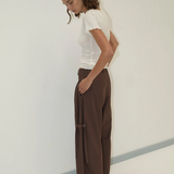 Deiji Studios Tab Pant - Dark Brown