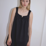 Deiji Studios Yoke Mini Dress - Black