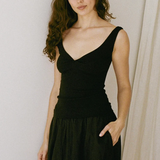 Dominique Healy Jill Singlet - Black