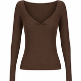 Dominique Healy Jillian Longsleeve - Chocolate