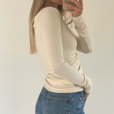 Dominique Healy Luella Longsleeve - Vanilla