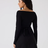 Dominique Healy Mae Wrap - Black