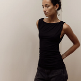 Dominique Healy Nevermind Singlet - Black