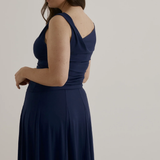 Dominique Healy Nevermind Singlet - Indigo