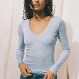 Dominique Healy Uma Longsleeve - Baby Blue