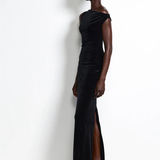 Effie Kats Inaya Gown - Black Velvet