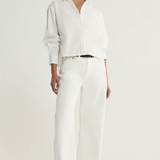 Elka Collective Arlo Crop Shirt - White