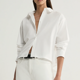 Elka Collective Arlo Crop Shirt - White
