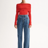 Elka Collective Cobalt Knit Top - Red