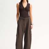 Elka Collective Lindsay Knit Top - Chocolate