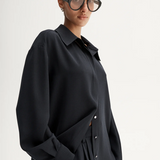 Elka Collective Miller Longsleeve Shirt - Midnight Ink