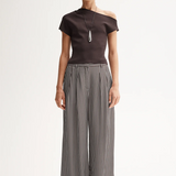 Elka Collective Serena Knit Top - Chocolate