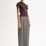 Elka Collective Serena Knit Top - Chocolate