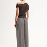 Elka Collective Serena Knit Top - Chocolate