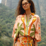 Farm Rio Birds Shirt - Canto Dos Passaros