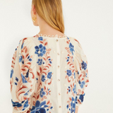 Farm Rio Blouse - Renata Floral Sand
