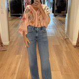 Farm Rio Blouse - Royal Garden Sand