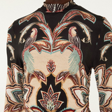 Farm Rio Jersey Blouse - Tapestry Dream Blouse
