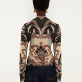 Farm Rio Jersey Blouse - Tapestry Dream Blouse