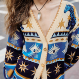 Farm Rio Knit Cardigan - Mystical Ainka