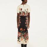 Farm Rio Maxi SS Dress - Winter Floral Cream