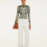 Farm Rio Miranda Dark Green Bodysuit