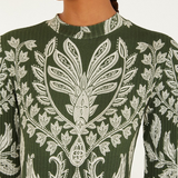 Farm Rio Miranda Dark Green Bodysuit