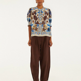 Farm Rio Nature Land Blouse - Sand
