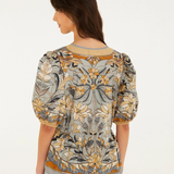 Farm Rio Stained Glass Beauty Blouse