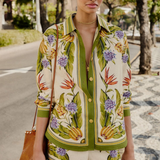 Farm Rio Tropical Scarf Sand Shirt