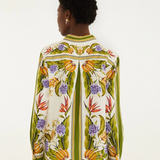 Farm Rio Tropical Scarf Sand Shirt