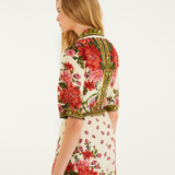 Farm Rio Wonder Rio Sand Shorts  - Floral Paula Black