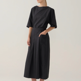 Foemina Aimee Top - Black Cotton Tencel